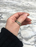 GALAXY RING WITH 7 RANDOM BLACK DIAMONDS