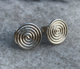 CELTIC SPIRAL STUD EARRINGS