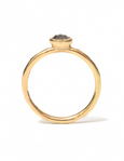 BURNT UNBER DIAMOND RING