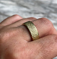 18CT GOLDEN EARTH RING