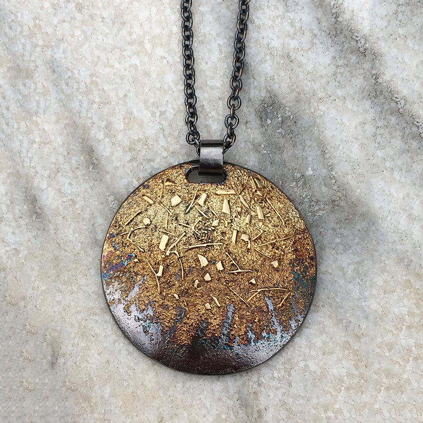 GOLD SCATTER PENDANT