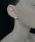 PETAL STUD EARRINGS 18CT GOLD