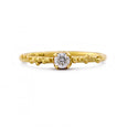 GRANULATION SOLITAIRE RING