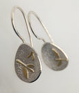 LEAF HOOK EARRINGS