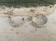 FLAX LILY HOOP EARRINGS
