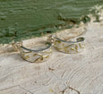 FLAX LILY HOOP EARRINGS