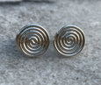 CELTIC SPIRAL STUD EARRINGS