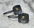 COGNAC DIAMOND SPIRAL HOOK EARRINGS