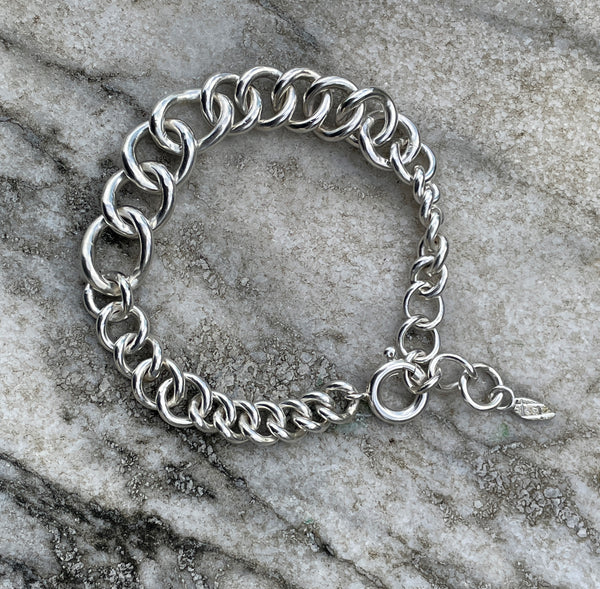 HANDMADE CURB CHAIN BRACELET