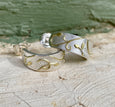 FLAX LILY HOOP EARRINGS