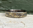 GALAXY RING RUBY AND BLACK DIAMOND
