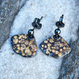 GILDED BUTTERFLY WING EARRINGS