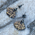 GILDED BUTTERFLY WING EARRINGS