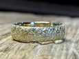 DOMED GOLD STRIKE RING IN 18CT GOLD