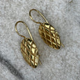 QUILTED HOOK EARRINGS
