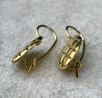 QUILTED HOOK EARRINGS