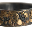 BOULDER RING WITH 14 BLACK DIAMONDS