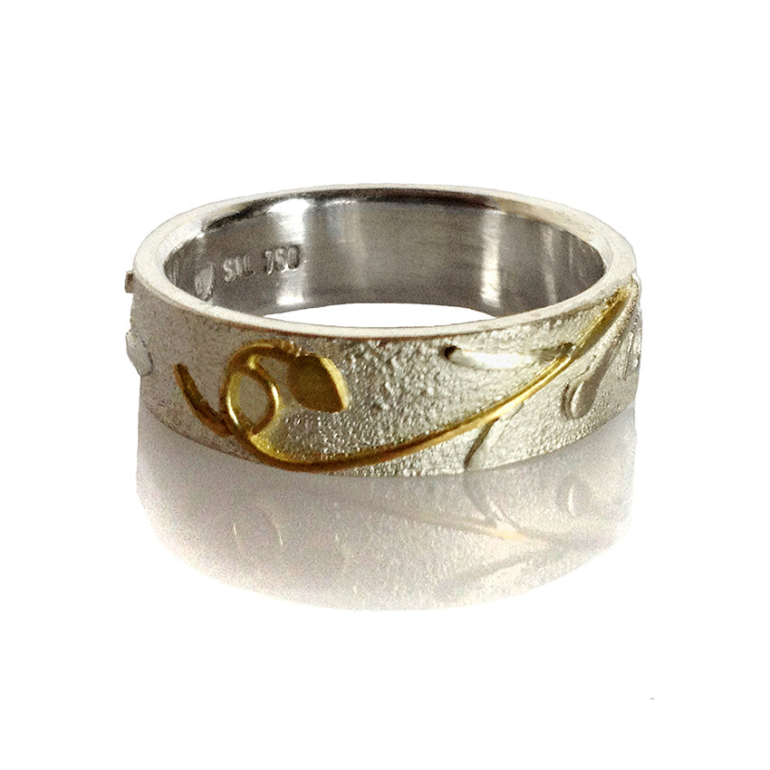 FLAX LILY RING (Gold & Silver 6mm)