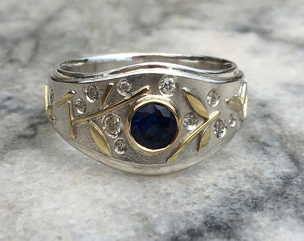 MIDNIGHT REFLECTION RING FOR KAZ
