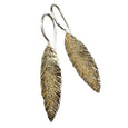ORIENTAL LEAF HOOK EARRINGS